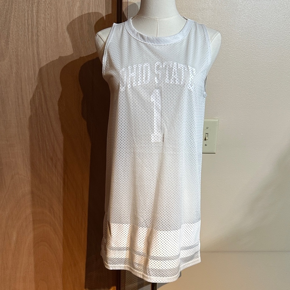 Rivalry Threads White Sleeveless Jersey Ohio state